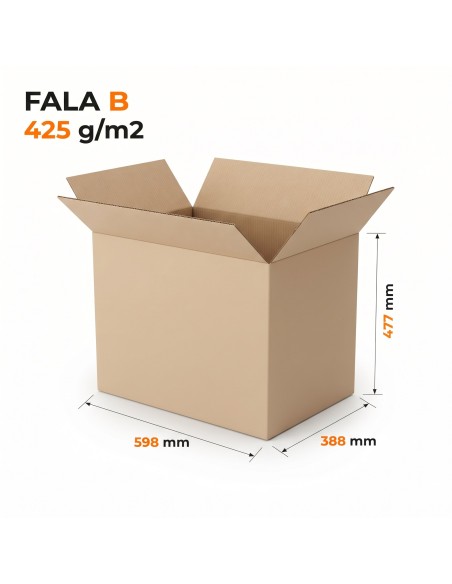 Karton klapowy 598×388×477 mm B/425 – wiązka 20 szt. | KartonyOnline.pl