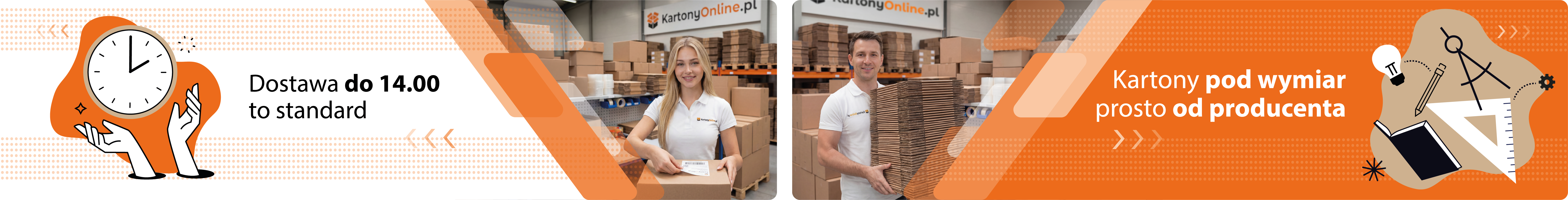 Kartony Online Dostawa przy zamówieniu 14.00